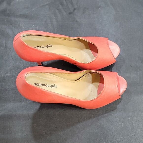 BRAND NEW SONHODOSPES PEEP-TOE PUMPS - Picture 8 of 16